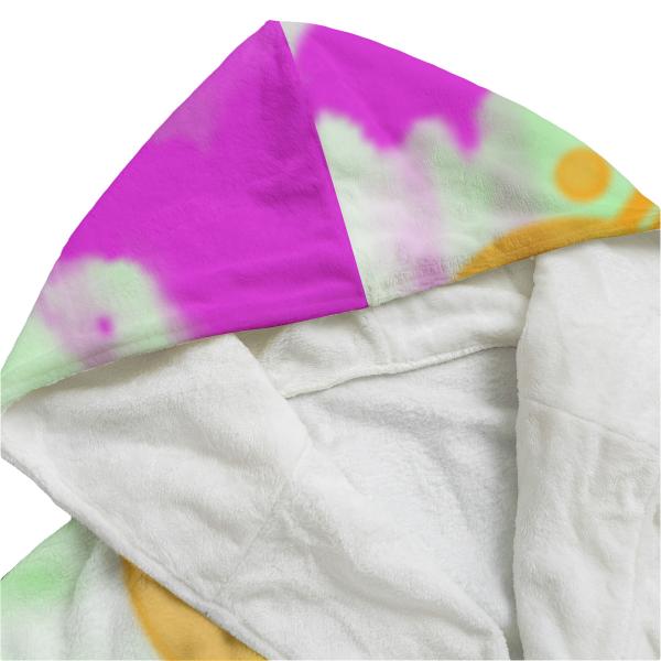 Bunter Bademantel Otis aus Flanell – flauschig & farbenfroh, Größen S–2XL